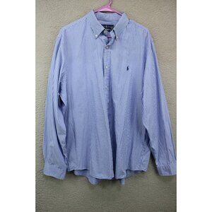 Ralph Lauren Men's Long Sleeve Button Up Shirt-Size XL-Tall-Stretch